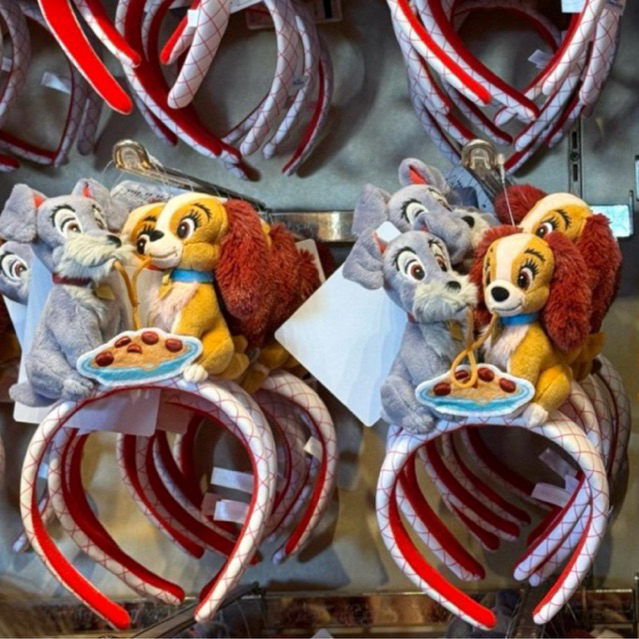พร้อมส่ง คาดผม Lady and The tramp (Tokyo Disney Resortแท้ %)