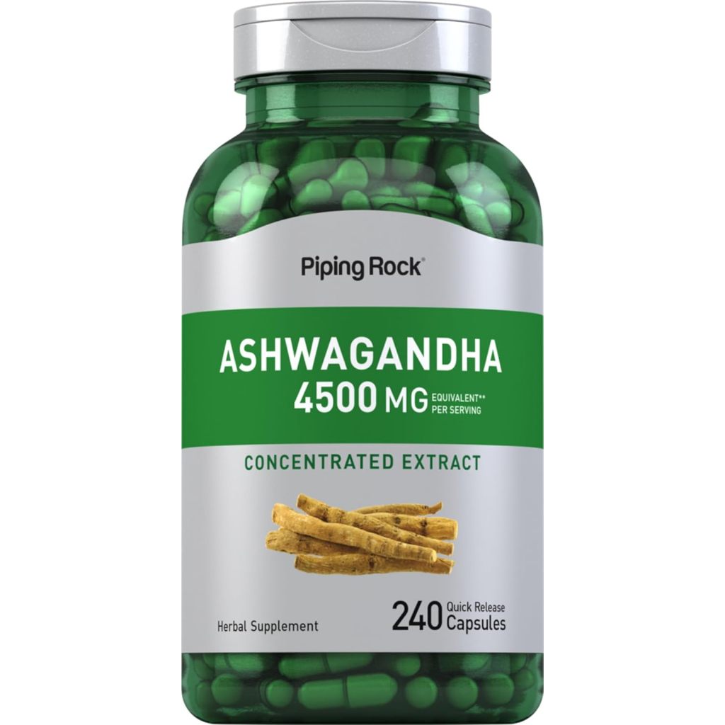 Ashwagandha 4,500 mg. |per serving| (240แคปซูล) โสมอินเดีย 🇮🇳