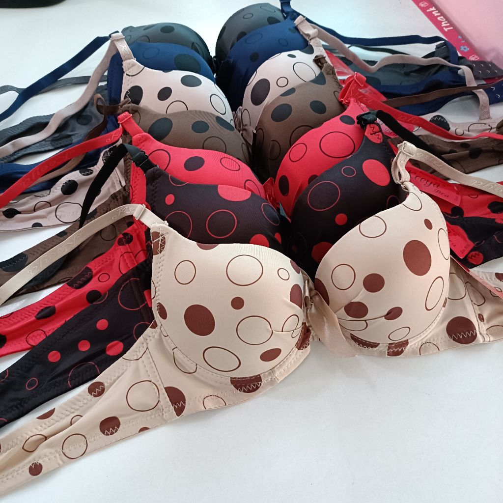 งานป้าย Keeya bra[4742]🌸มีโครง ฟองน้ำหนา2 เซน🌸เต้าเล็กฯ คัพA🌸