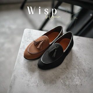 belgian suede - wisp รองเท้าหนังกลับวัวแท้