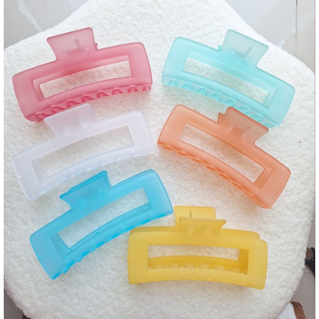 L299 คลิปหนีบผมขนาดใหญ่ สีสวย สุ่มสี พร้อมส่งจากไทย