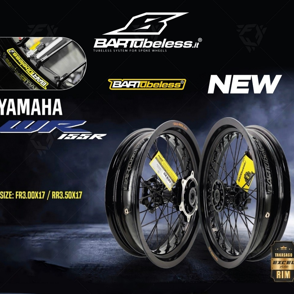 ล้อซี่ลวด Excel Asia แบบทูปเลส Bartubeless For Yamaha WR 155
