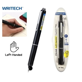 Writech ปากกาหมึกซึม หมึกน้ำเงิน รุ่น W-784 Clictek Retractable Fountain Pen ขนาด Fine nib/ Medium