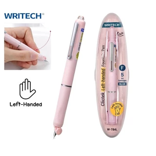 Writech ปากกาหมึกซึม หมึกน้ำเงิน รุ่น W-784 Clictek Retractable Fountain Pen ขนาด Fine nib/ Medium