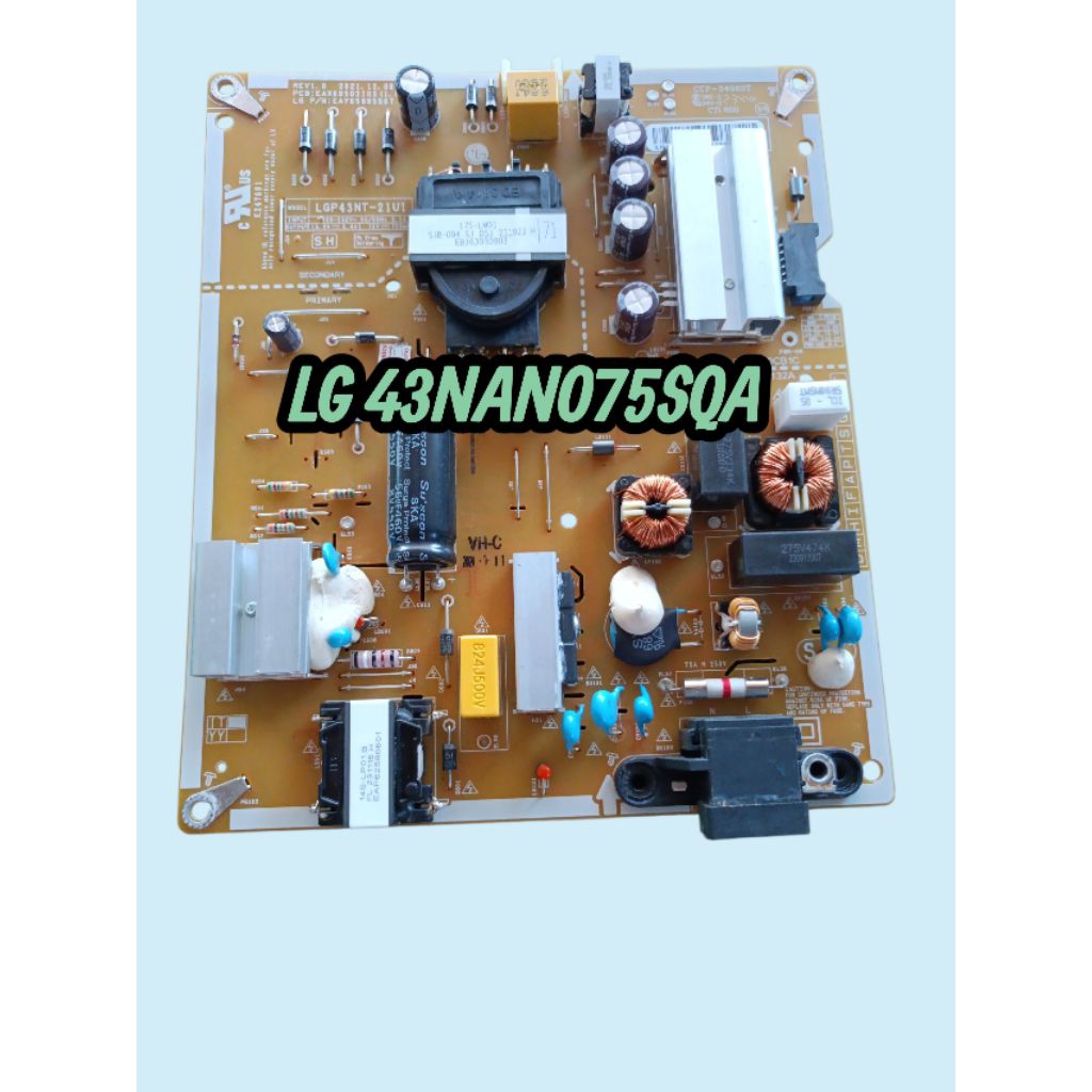 บอกพาวเวอร์ซัพพลายทีวี LG รุ่น43NANO75SQAแท้ถอด