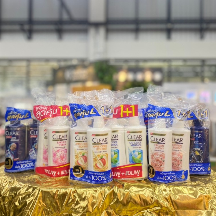 เคลียร์ (แพ็คคู่) แชมพู+แชมพู 350มล.