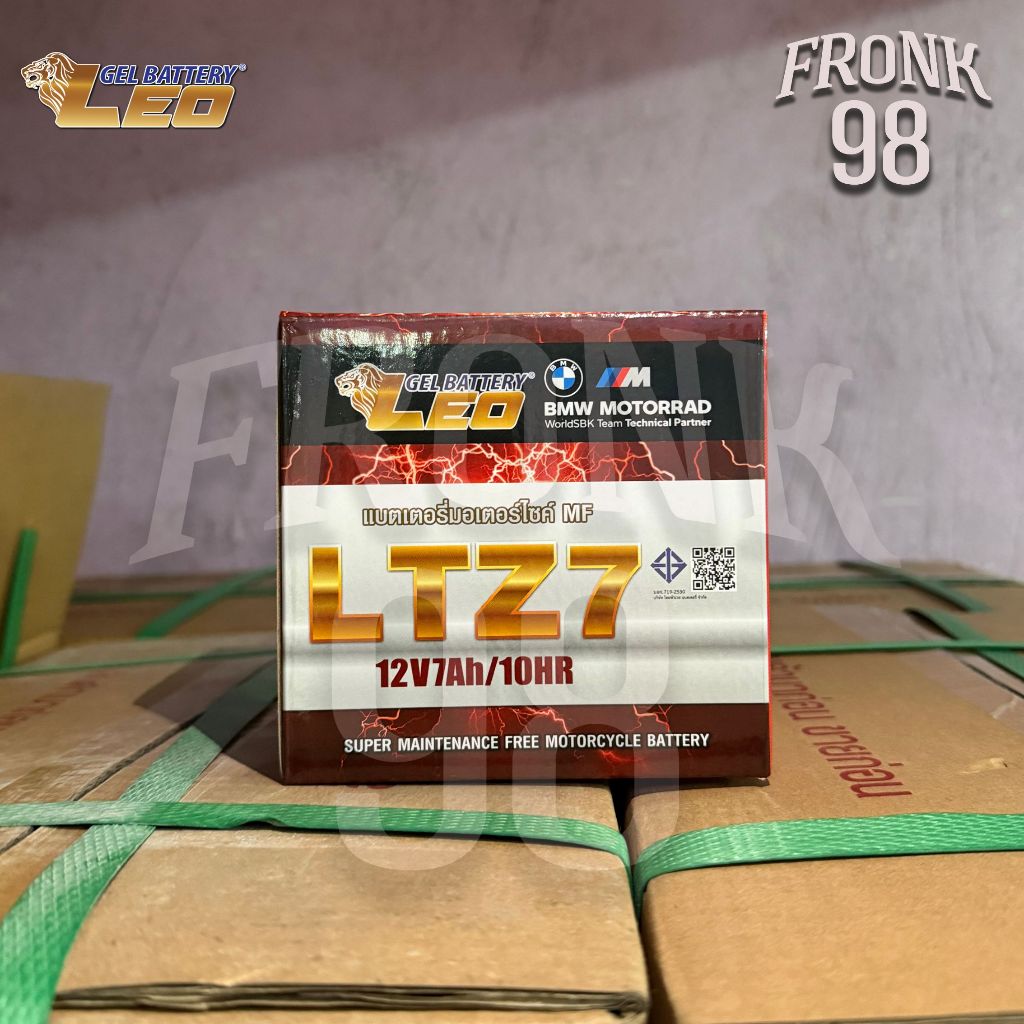 #มาใหม่!! LEO แบตเตอรี่ รุ่น LTZ7 (12V 7AH) แบบแห้ง (สำหรับรถจักรยานยนต์) #แบตลีโอแท้ #สต๊อกใหม่ รูปที่ 3