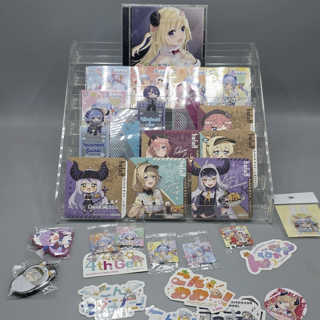 (lot7/แท้✅️) ของสะสม โฮโลไลฟ์ Hololive goods pekora marine  suisei  iroha darkness