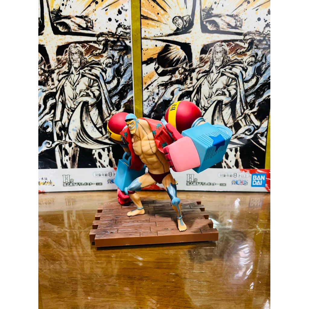 (จับฉลาก) แท้100% แฟร้งกี้ ฐานไม้ Franky  ichiban Kuji ฟิกเกอร์ โมเดล วันพีช Figure Model One piece
