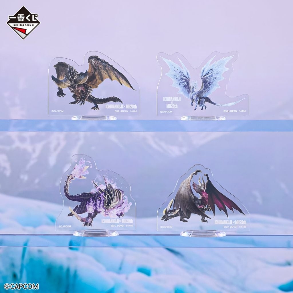 🏹(แท้/มือ1)🏹 ของสะสม Monster Hunter Ichiban Kuji 20th Aniversary - G Prize Acrylic Stand - Main Monster of All Time - รูปที่ 3
