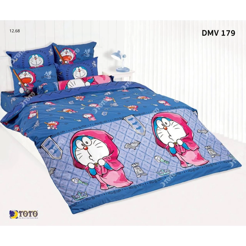 DMV179: ผ้าปูที่นอน ลายโดราเอมอน Doraemon/TOTO