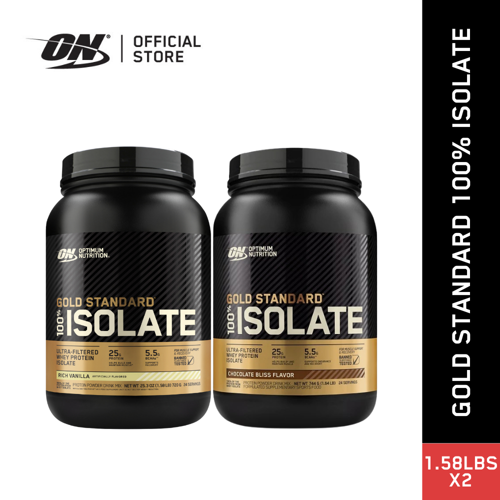 [เซตคู่] Optimum Nutrition Gold Standard Isolate Whey Protein 1.58 Lb ราคา ถูกที่สุด ดีลบีเคเค แกลเลอรีภาพที่ 3