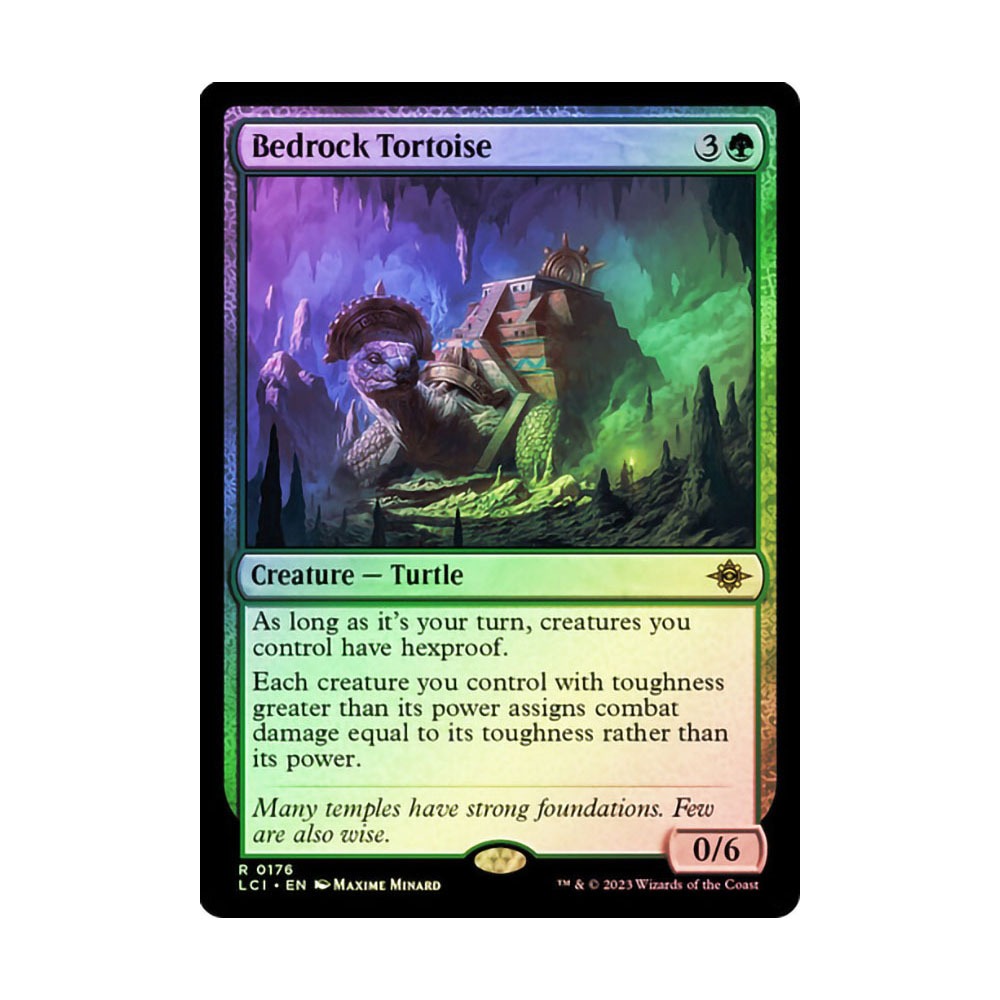 [MTG] Bedrock Tortoise [LCI] [GREEN] [R] - Magic the Gathering SINGLES