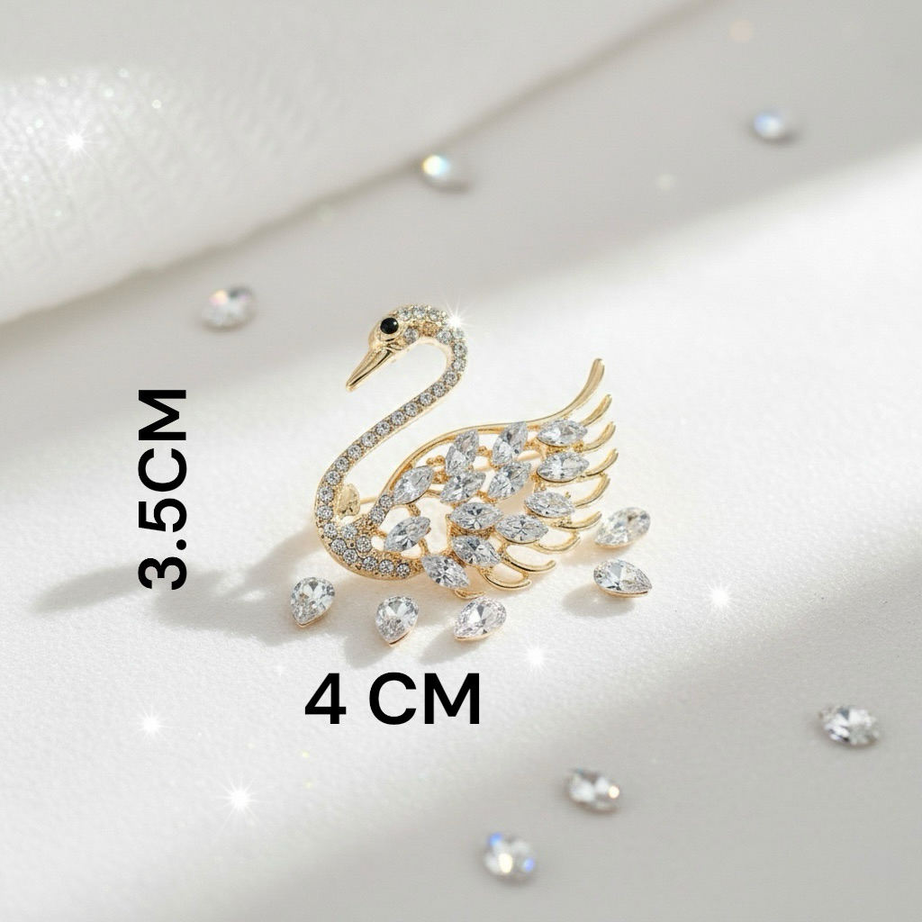 เข็มกลัดเพชรคริสตัลหรู Luxury Crystal Brooch งานพรีเมียม ออกงาน ชุดไทย ชุดราตรี ราคา ถูกที่สุด ดีลบีเคเค แกลเลอรีภาพที่ 6