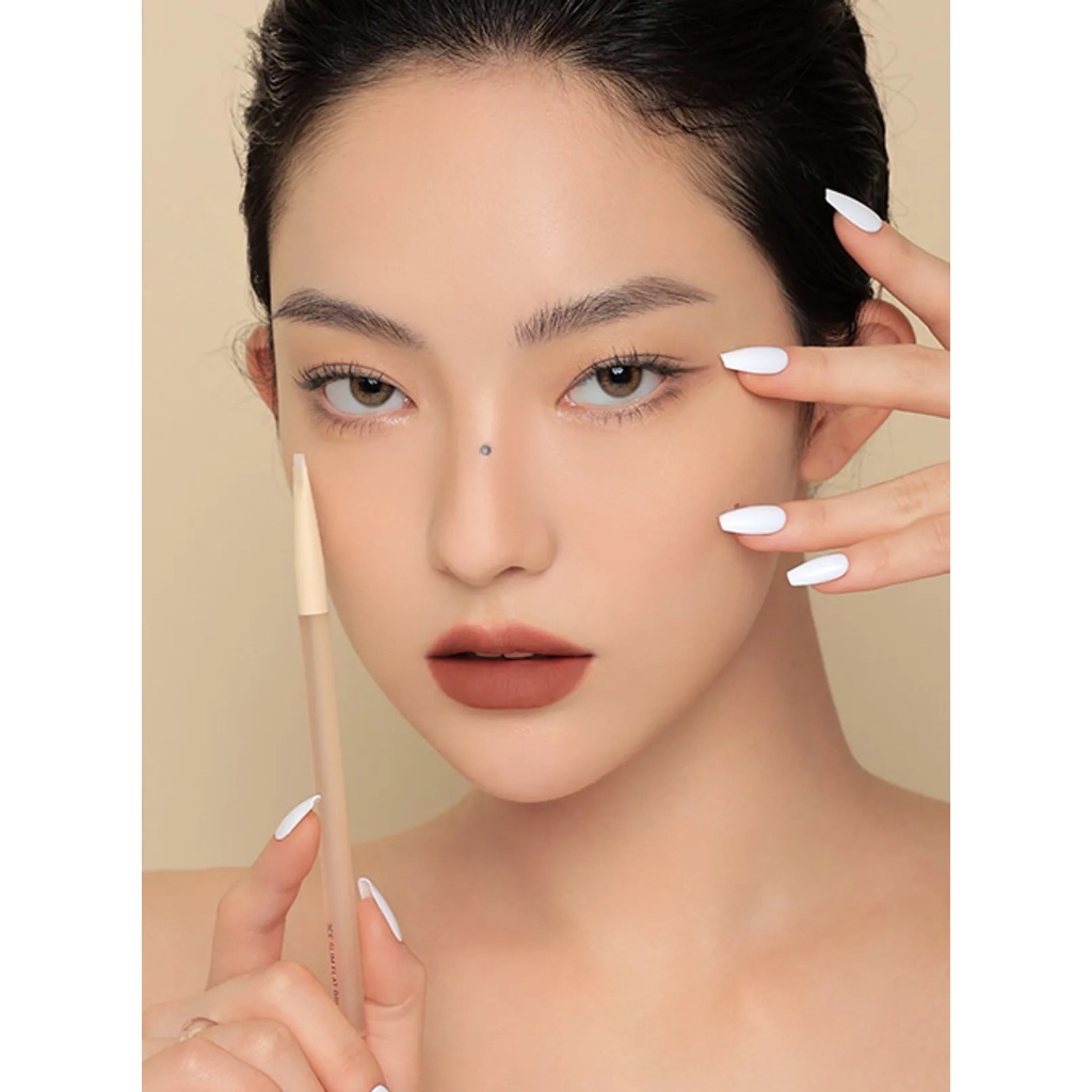 3ce Slim Flat Brush ของแท้จากช็อปเกาหลี✔️ Pre-Order แปรงอายไลเนอร์ กลิตเตอร์