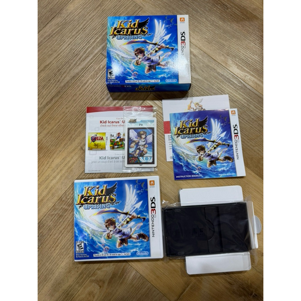 Kid Icarus: Uprising - Nintendo 3DS - CIB w/ sealed AR cards, Stand, & inserts ของแท้พร้อมส่ง Nintendo