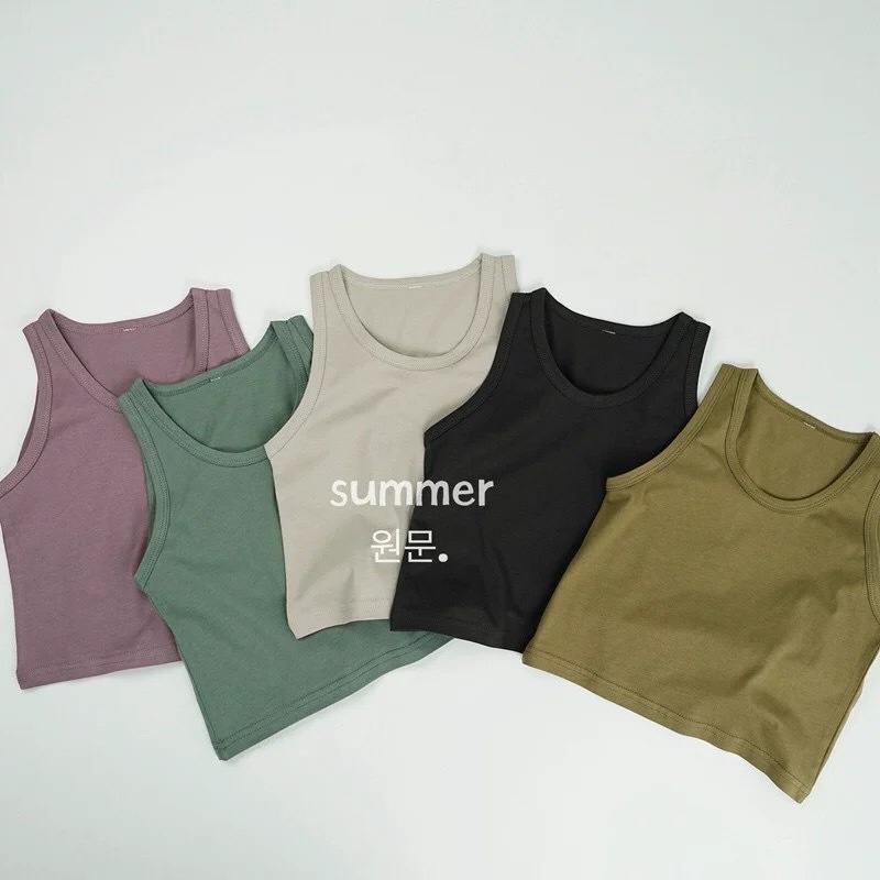 เสื้อกล้ามสีพื้น สำหรับเด็ก