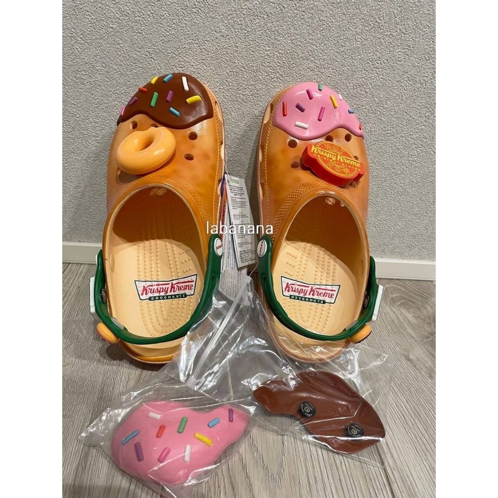 CR🍪CS x Crispy Cream 🍩รองเท้าสวม ทรง classic ใส่สบาย ⭐❌