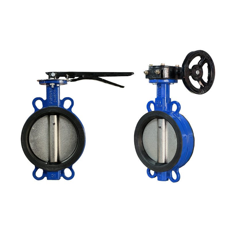 วาล์วผีเสื้อแบบหนีบด้ามจับ/กังหัน D371X PTFE 304 D71 วาล์วเครื่องปรับอากาศส่วนกลาง