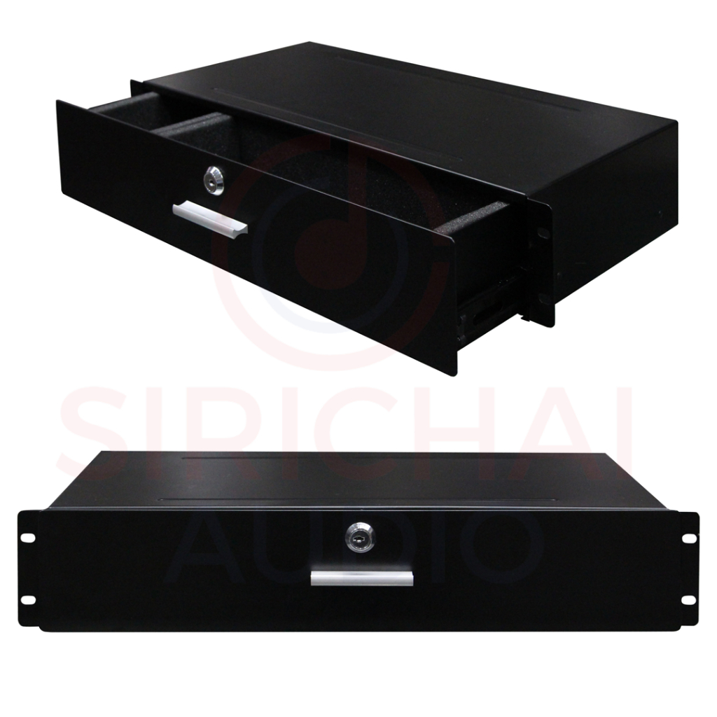 ABS-D ลิ้นชักเข้า Rack สำหรับใส่ของ ABS-D NPE ขนาด2U