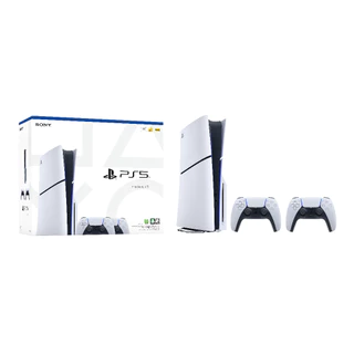 [ไม่มีช่องใส่แผ่น ส่งด่วน] PlayStation : PS5 Slim Console Digital Edition x2 DualSense CFI-2118B01 ประกันศูนย์ Sony ไทย