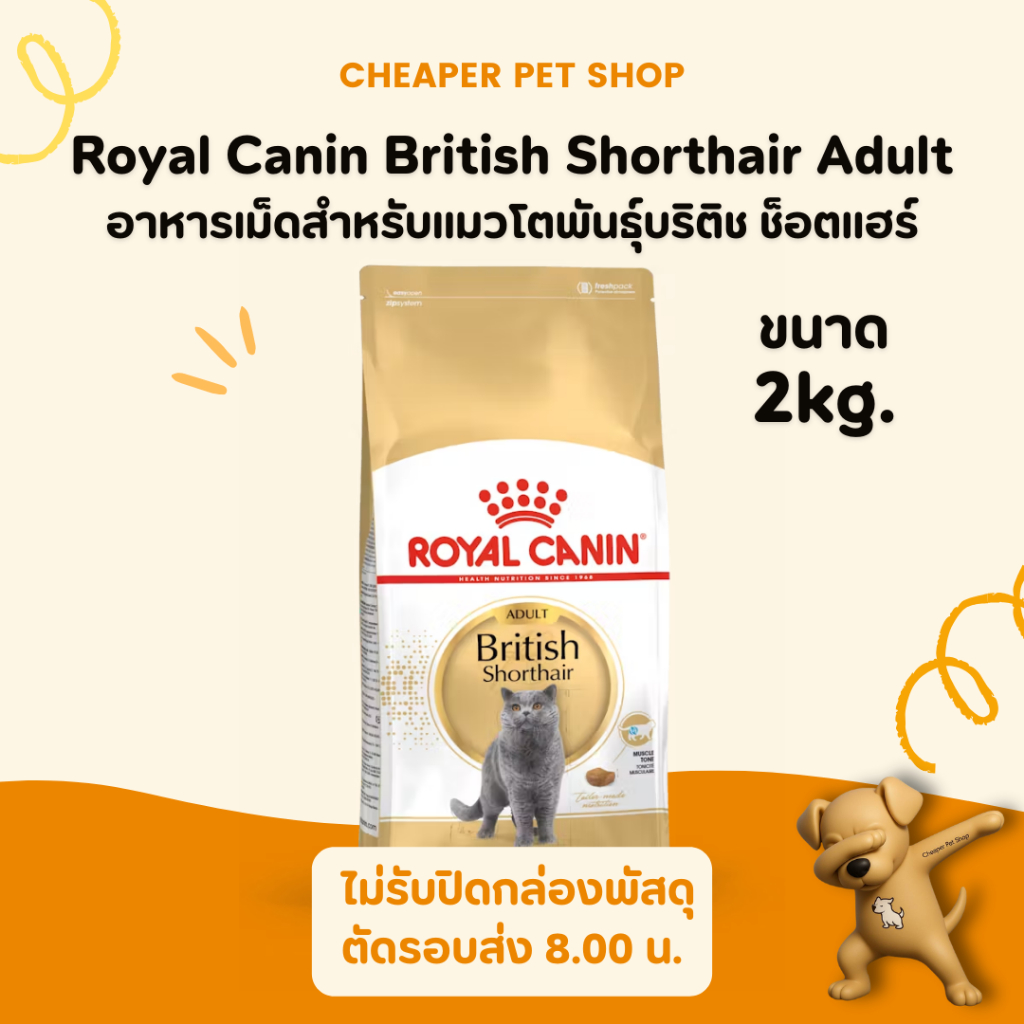 [Cheaper] Royal Canin British Shorthair Adult 10kg อาหารแมว โรยัลคานิน แมวโต บริติช ชอร์ตแฮร์