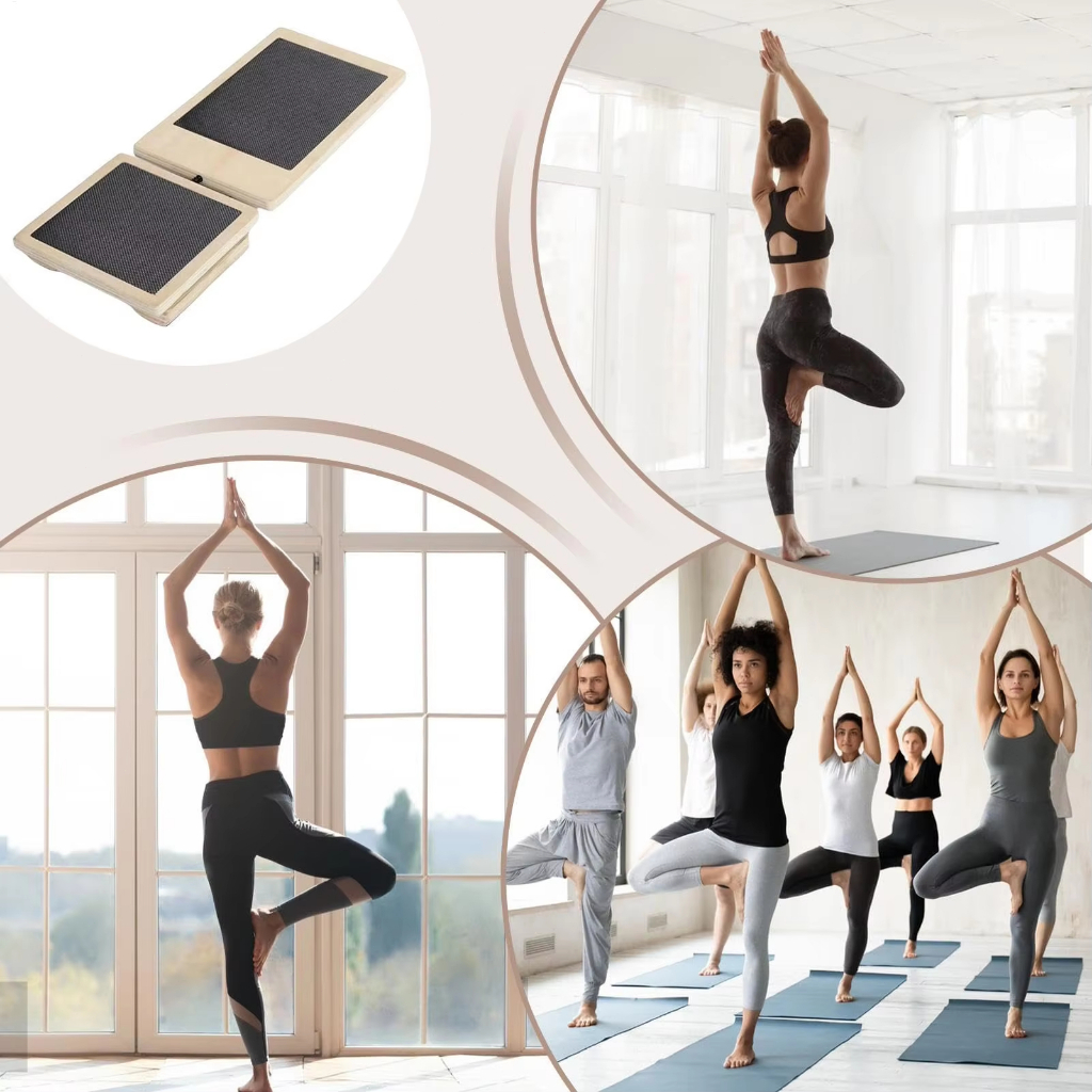 Ankle Balance Board ไม้โยกฝึกการทรงตัว เสริมความแข็งแรงข้อเท้า Foot Stretcher กันลื่น สำหรับออกกำลังกาย TH - รูปที่ 6