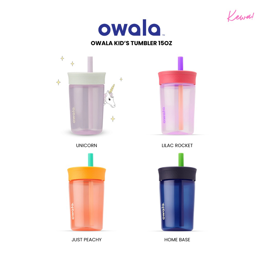 (พร้อมส่ง) แก้วน้ำ Owala Kid’s Tumbler 15oz