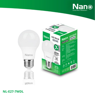 NANO LED Bulb หลอดประหยัดไฟแอลอีดี ขั้ว E27 (1ชิ้น/กล่อง) รุ…
