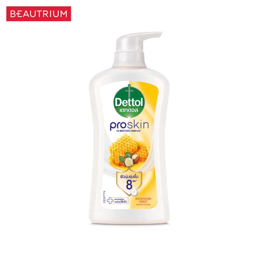DETTOL Shower Cream Proskin Nourishing Honey ผลิตภัณฑ์ทำความสะอาดผิวกาย 450g - รูปที่ 2