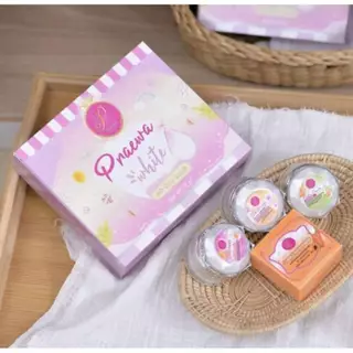 เซตคู่จิ้น เมล่อนกับกลูต้า 1 ชุด 2 ตลับ ครีมบำรุงผิวหน้า แพรวาไวท์ เมล่อน กลูต้า ขนาด 12กรัม