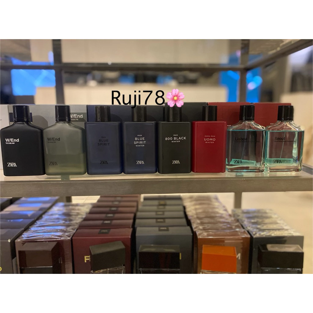 พร้อมส่ง น้ำหอมผู้ชาย Zara Gold Silver Blue Spirit Seoul Lisboa Navy Black etc hi