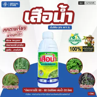 เสือน้ำ เอ็มซีพีเอ MCPA หัวเสือ 1 ลิตร กำจัดหญ้าแห้วหมู หญ้ายาง ผักบุ้ง หญ้ากก