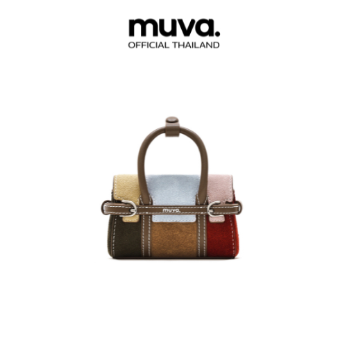 MUVA กระเป๋าสะพาย รุ่น NANO VERONA PATCHWORK SUEDE-MU7021