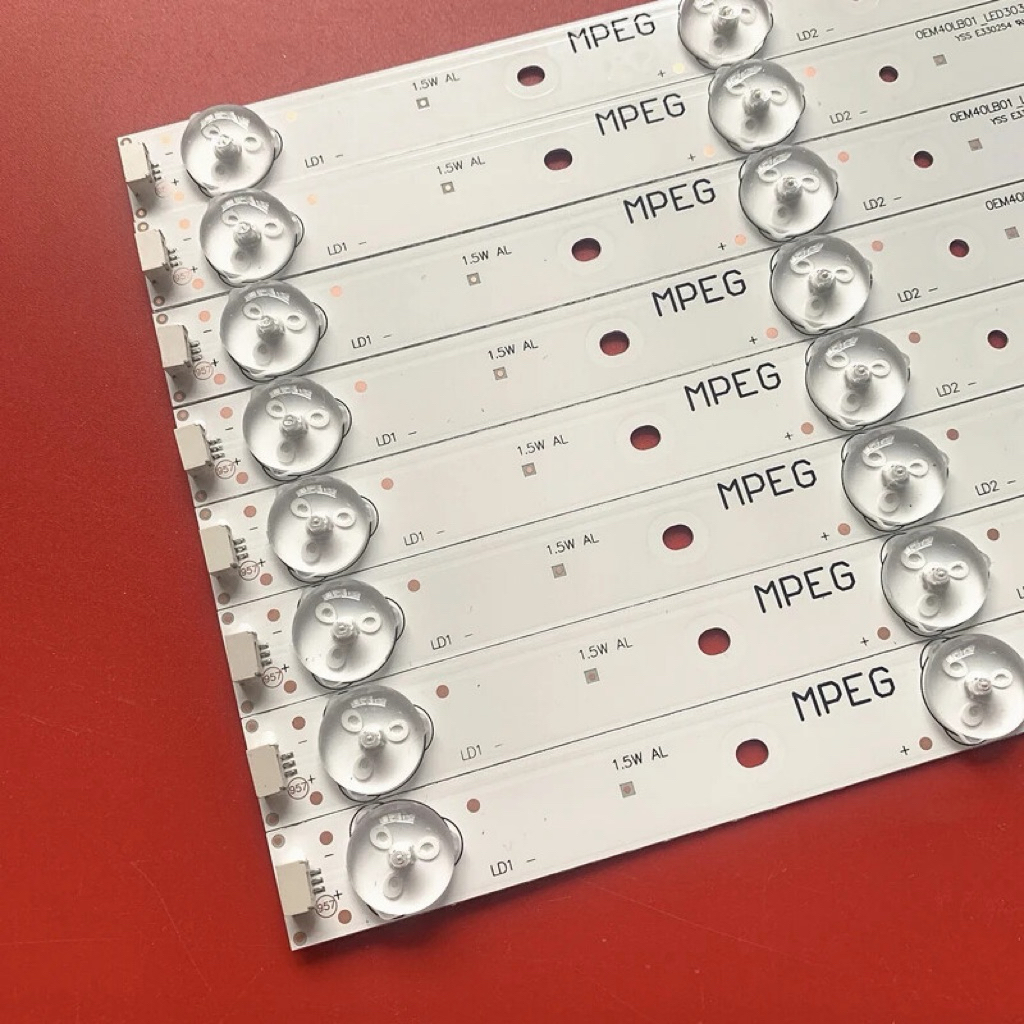 แถบไฟ LED สำหรับ TCL40TV TOT-40B3800-8X5-3030C-5S1P 006-P1K3387B L40F2800A B40A8100 5 ถ้าคุณจะหลอก8