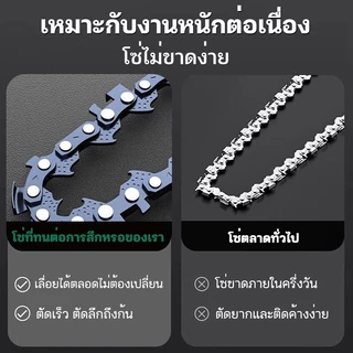 No.7 เลื่อยไฟฟ้าไร้สาย สำหรับตัดไม้และกิ่งไม้ มาพร้อมมอเตอร์ไร้แปรงถ่าน แบตเตอรี่คู่ และอุปกรณ์เสริมครบชุด