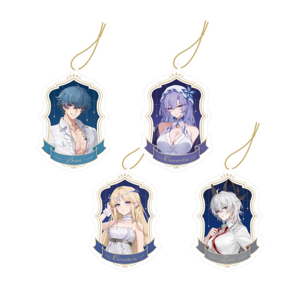 [ พร้อมส่ง / Official ] สุ่ม Wuthering Waves x Yogoods "Lullaby" - Freshener Paper WuWa แผ่นหอม Bran