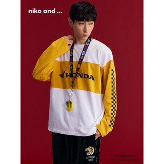 niko and ... [Honda Bike Core Wear]  เสื้อยืดแขนยาว Printed …