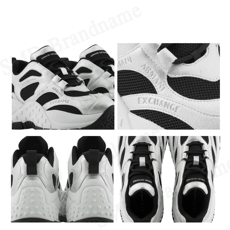 Armani Exchange รองเท้าผ้าใบผู้หญิง รุ่น Women's Chunky Sneakers With Metal Details Code: XDX120 XV897 R571 - รูปที่ 2