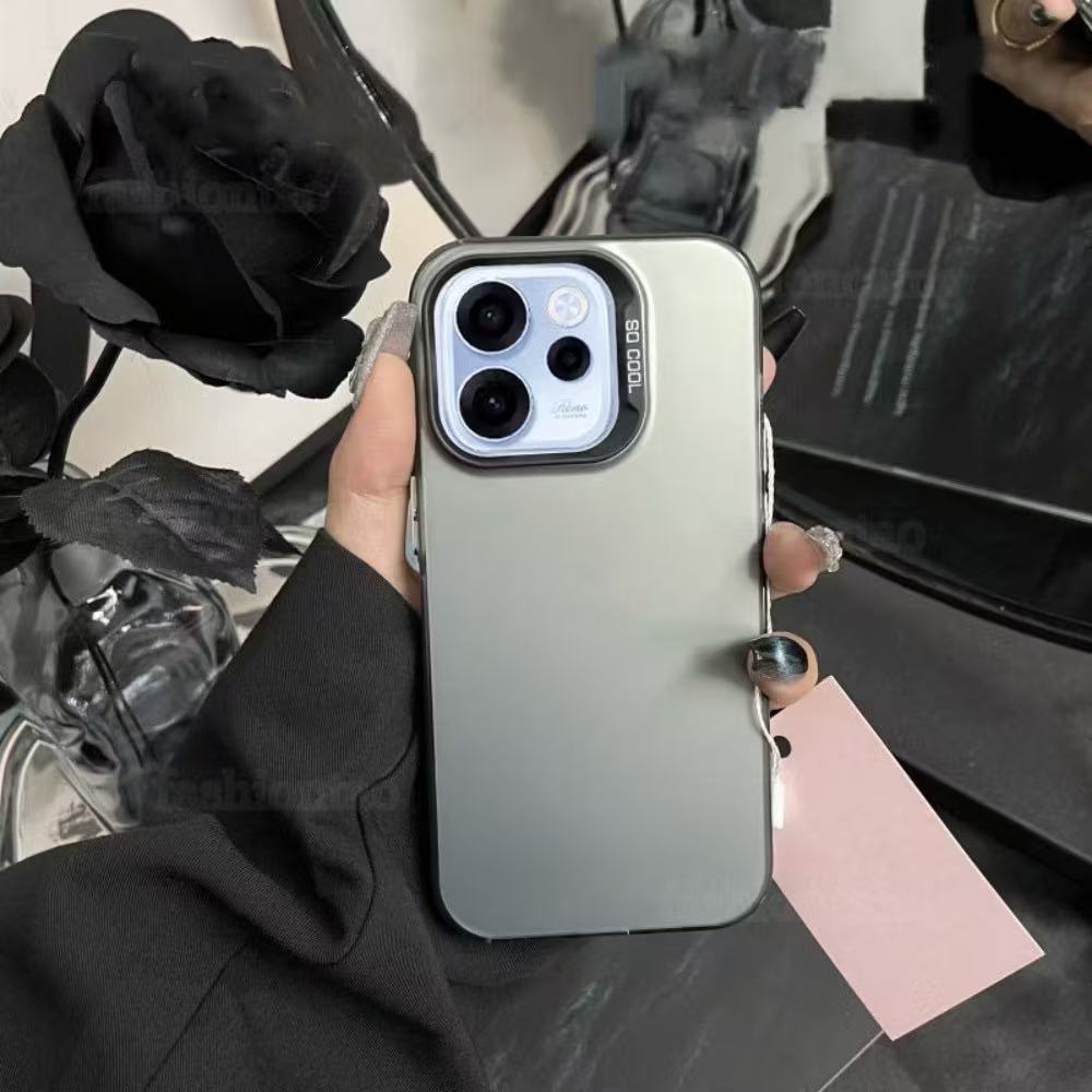 IMD เคสกันกระแทก ผิวด้าน ใช่สำหรับ Oppo Reno15 Reno15Pro Max Reno15F Reno14 Pro Reno14F Reno13 Pro Reno13Fแข็ง สีสดใส