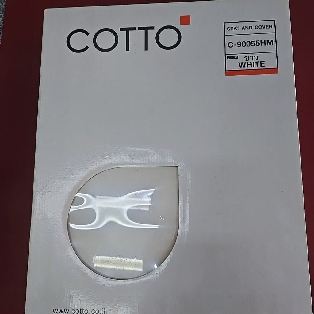 ฝารองนั่งชักโครกCottoรุ่นC-90055HMใช้กับชีกโครกรุ่นเจเน็ตC140สีขาว