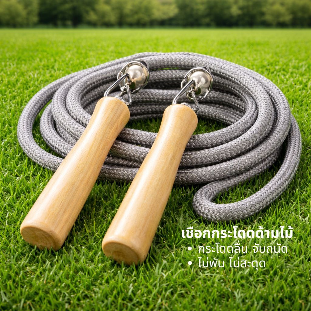 Cobbe เชือกกระโดด สำหรับการออกกำลังกาย ที่กระโดดเชือก ลดน้ำหนัก มีสปริงช่วยกระโดดลื่นไหลมี 2 สีให้เลือก