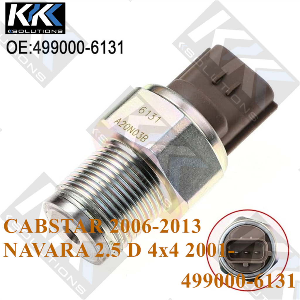 [KKSOLUTIONS] เซนเซอร์ความดันเชื้อเพลิง NISSAN NAVARA(D22) 499000-6131 YD25DDTi CABSTAR PATHFINDER 2