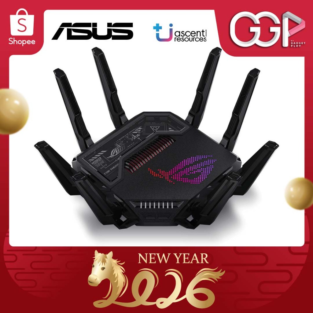 ROG Rapture GT-BE98  GT-BE98 Quad-band WiFi 7 ROUTER (เราเตอร์) [กรุงเทพฯส่งด่วน]