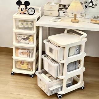 ชั้นวางของพลาสติก 3/4/5 ชั้น พร้อมล้อเลื่อนและที่จับ สะดวกสำ…