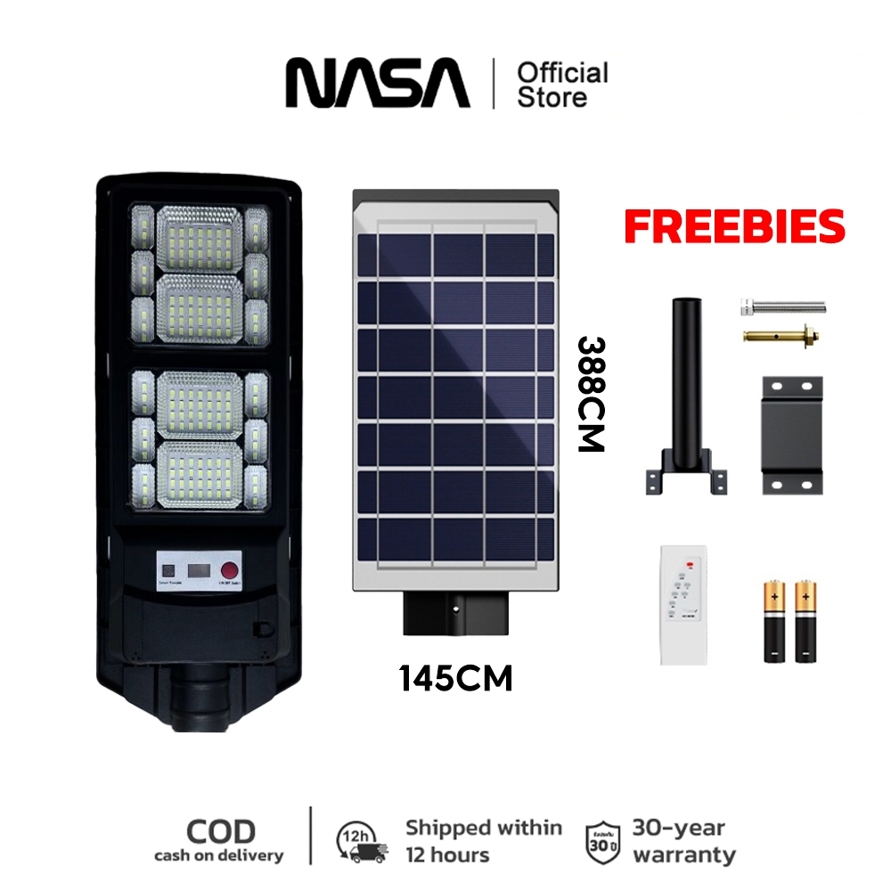 ไฟพลังงานแสงอาทิตย์ ไฟถนนโซลาร์ LED ประหยัดพลังงาน 40000W ไฟกลางแจ้ง กันน้ำ เซ็นเซอร์ตรวจจับอัตโนมัต