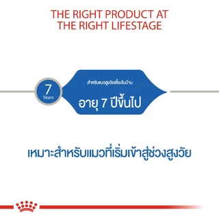 Royal Canin INDOOR 7+ 8kg อาหารแมวชนิดเม็ด สำหรับแมวสูงอายุ 7 ปีขึ้นไป