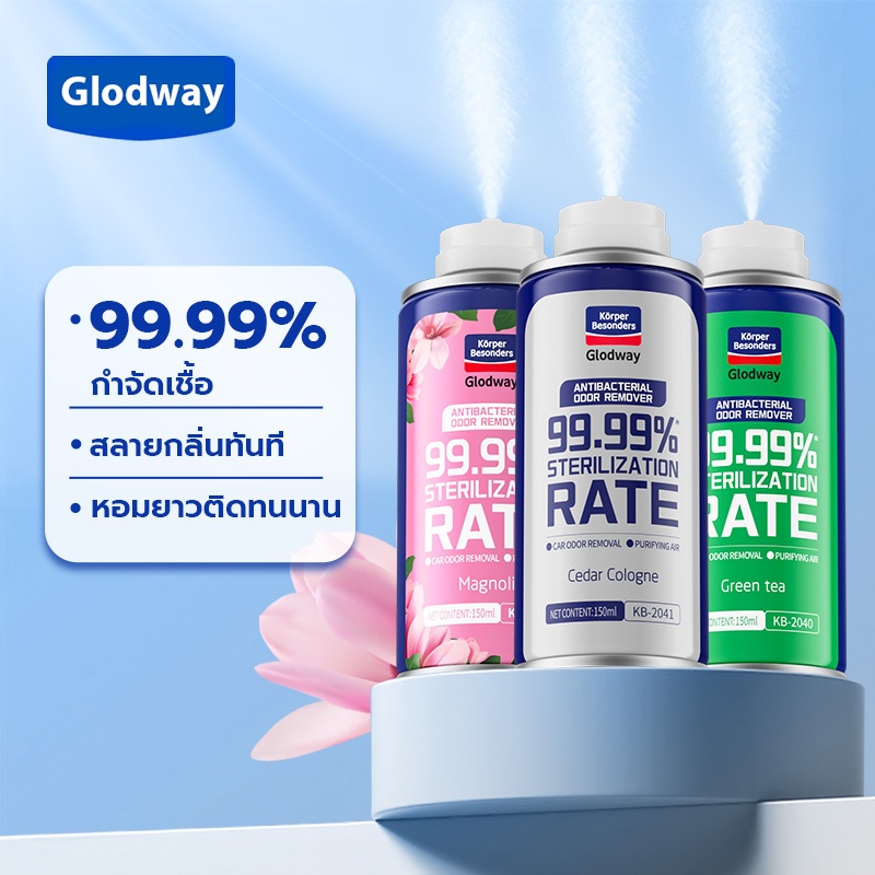 สเปรย์ดับกลิ่นรถยนต์ ช่วยลดการสะสมของแบคทีเรีย ทำความสะอาดเครื่องปรับอากาศ เพิ่มความหอมสดชื่น ใช้ได้ทั้งในรถและในบ้าน ขน