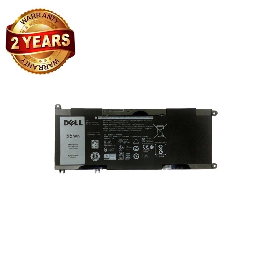 รับประกัน 2 ปี BATTERY 33YDH  แบตเตอรี่ 7577 7778 7779 G3 15-3579 รับประกันสองปี