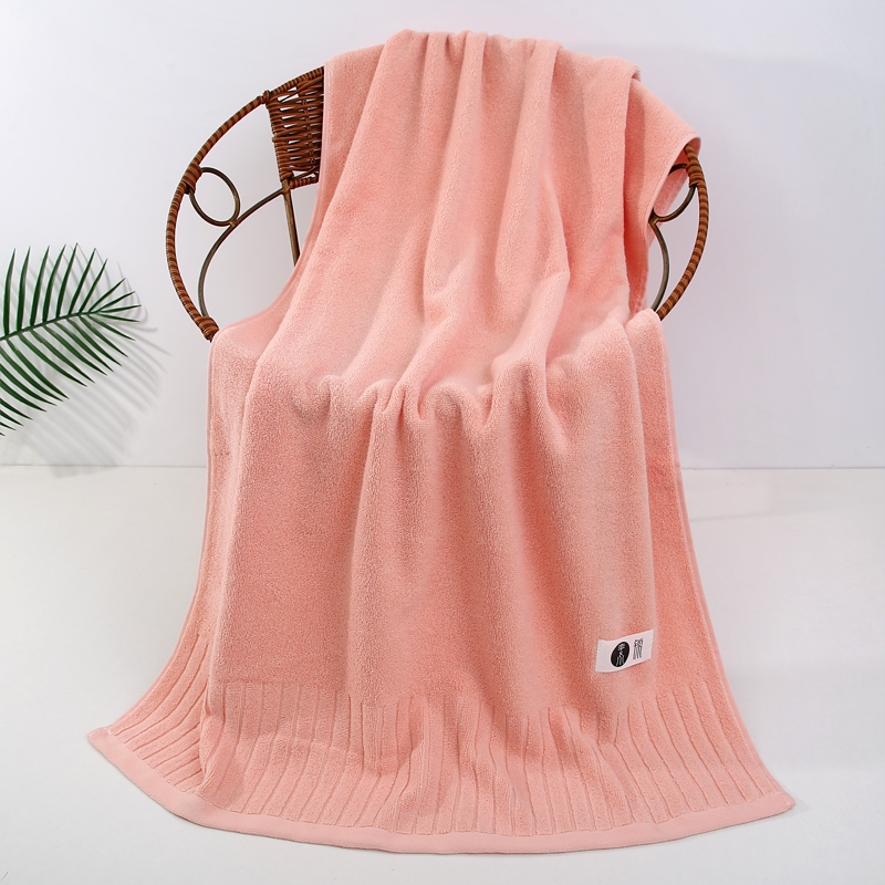 ผ้าเช็ดตัว ผ้าขนหนูเช็ดตัว ขนาด70x140 ซม380g นุ่มและดูดซับไม่เป็นขุย คอตตอน 100% - รูปที่ 4